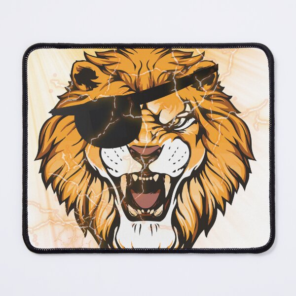 Item preview, Lion Cat Lighting / Fierce Big Cat Art For Cat Lovers designed and sold by haRexia.