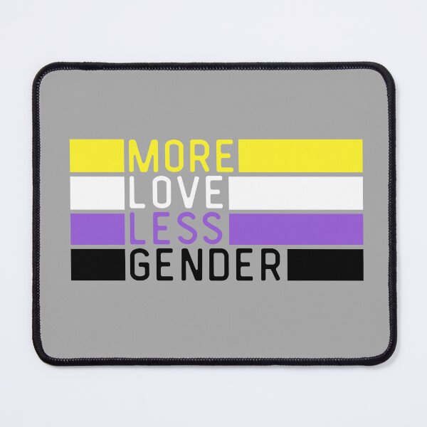 Item preview, More Love Less Gender Non Binary. Nonbinary Pride designed and sold by Subtle Pride Shop.