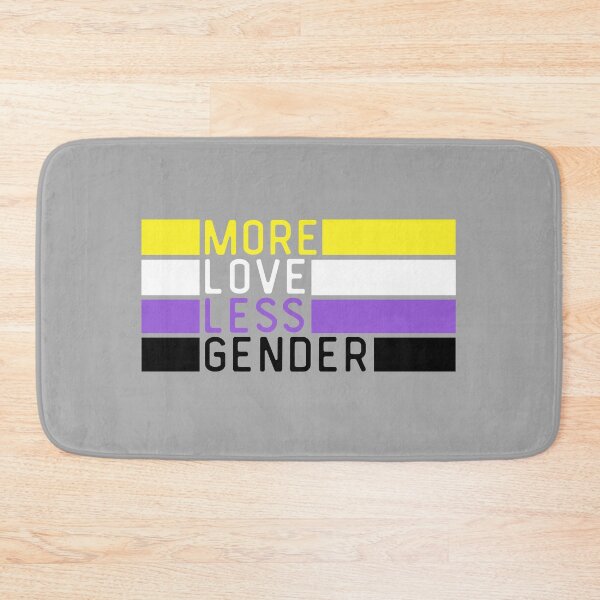 Item preview, More Love Less Gender Non Binary. Nonbinary Pride designed and sold by Subtle Pride Shop.