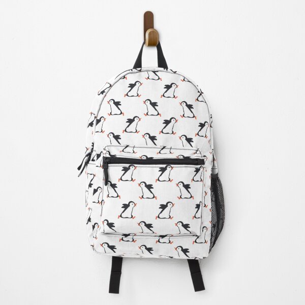 Item preview, running penguin pattern designed and sold by stickers-packs.