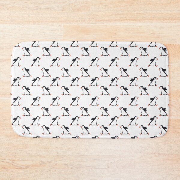 Item preview, running penguin pattern designed and sold by stickers-packs.