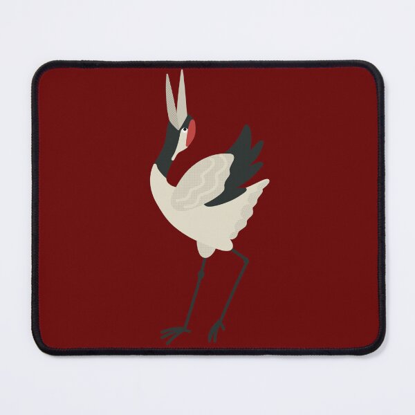 Item preview, Pop Art Red-Crowned Crane designed and sold by pokegirl93.