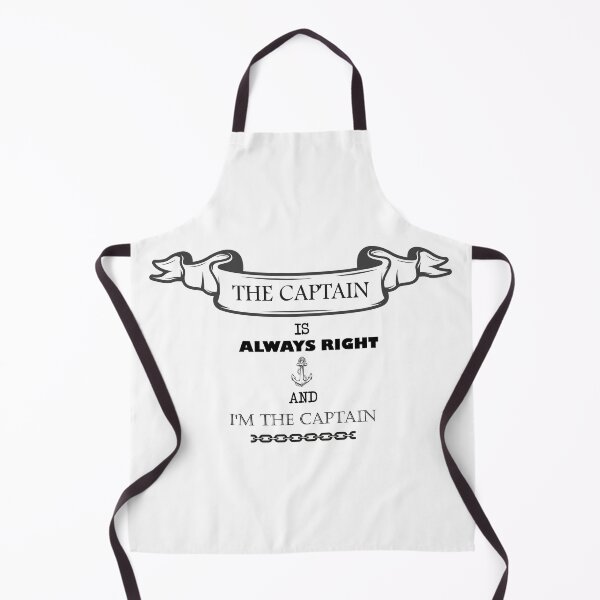 Item preview, The Captain is Always Right and I'm The Captain - Funny Boating Sailor Captain Lovers designed and sold by Yellowpixel.