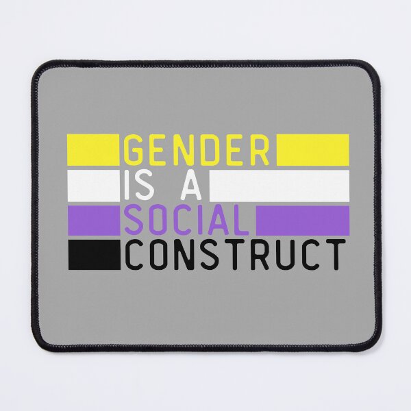 Item preview, Gender Is A Social Construct Non Binary. Nonbinary Pride designed and sold by Subtle Pride Shop.