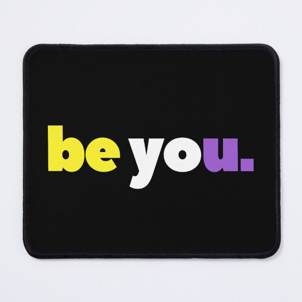 Item preview, be you Non Binary. Nonbinary Pride designed and sold by Subtle Pride Shop.