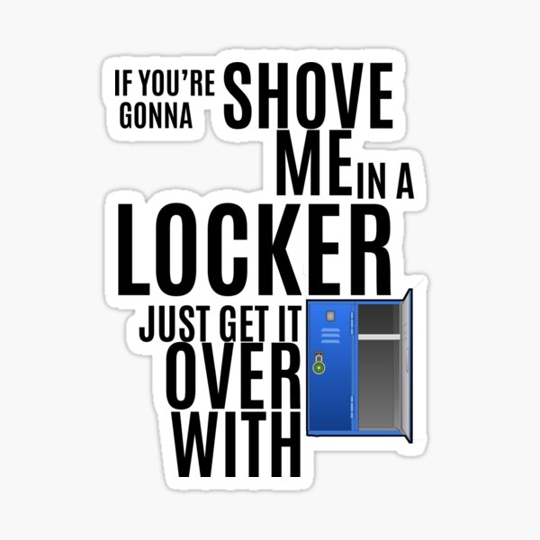 Item preview, Inspirado en Trollhunters "Shove Me in a Locker" designed and sold by mulberrydragon.