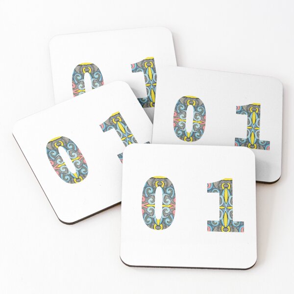 Item preview, FUNKY NUMBERS - Especially Designed for Letter Box Stickers - Original Maori Design designed and sold by KiwiAnniesArtNZ.