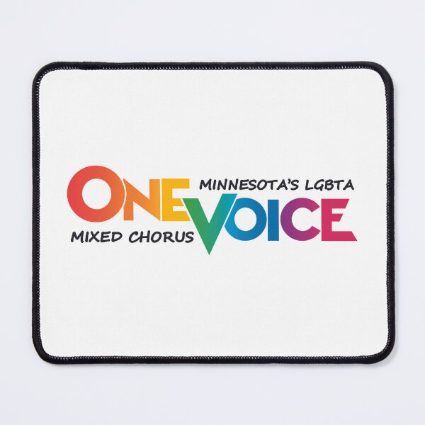 Item preview, One Voice Logo Black Text designed and sold by OneVoiceMN.