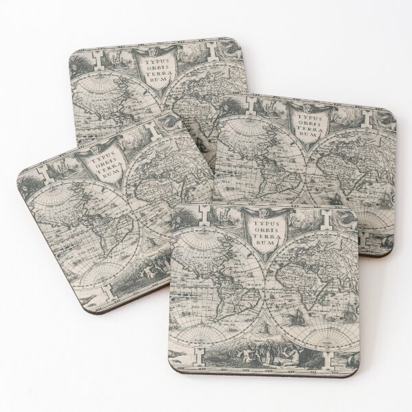 Item preview, old world map 1636 designed and sold by coolshitba.