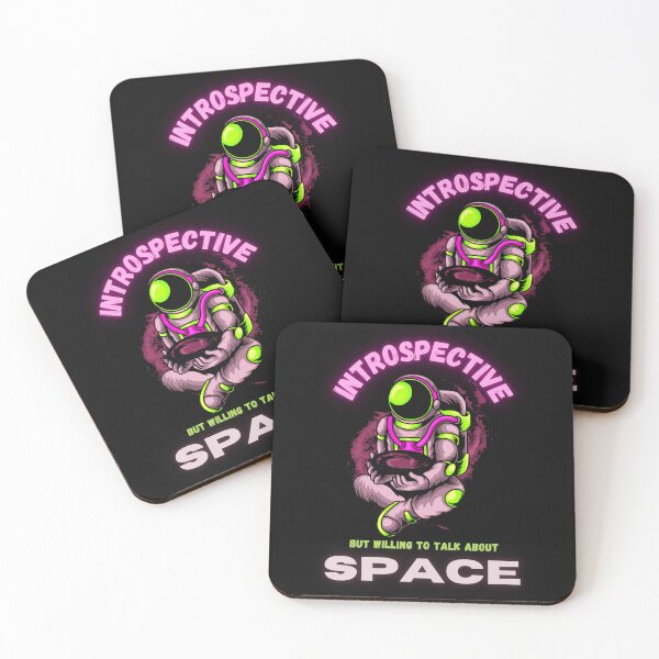 Item preview, Introspective But Willing To Talk About Space | Space Lover | Astronaut | International Space Day Special--  designed and sold by TrendyUniverse.