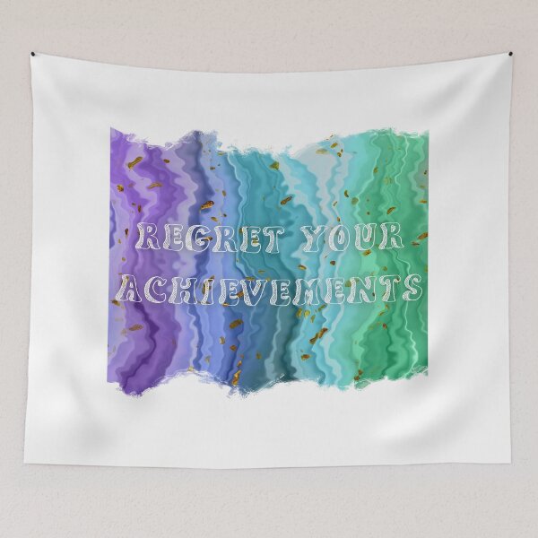 Item preview, Regret your achievements designed and sold by Zevy-Darling.
