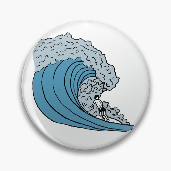 Item preview, surfing on great wave designed and sold by ima-ozi.