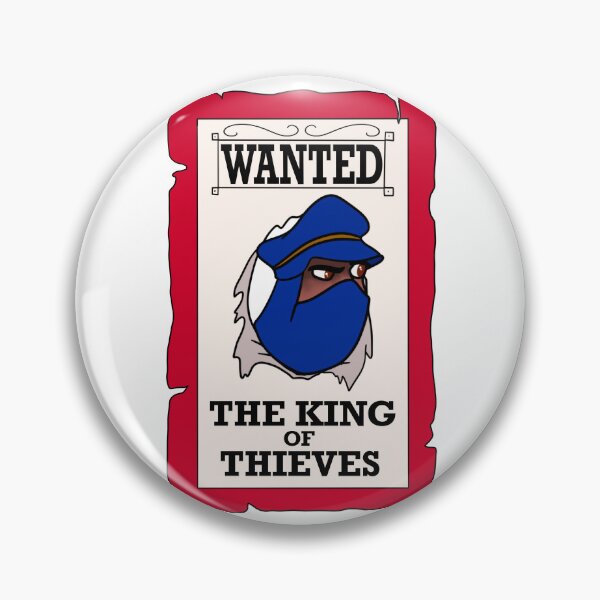 Item preview, King of Thieves Wanted Poster designed and sold by NerdyDragonCO.
