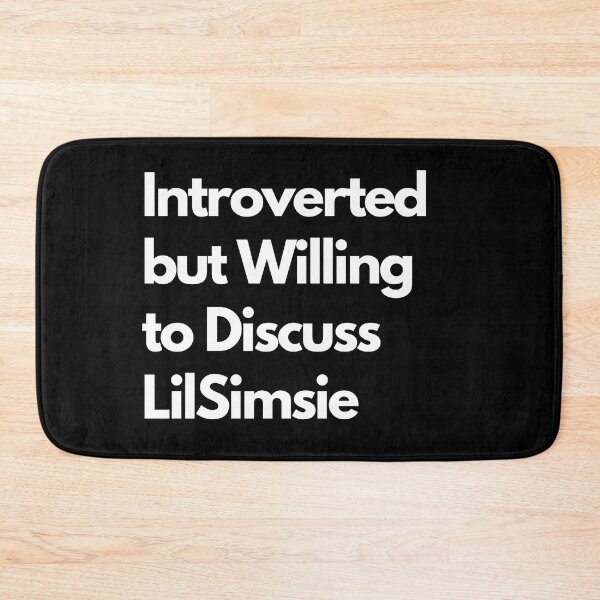 Item preview, Introverted but Willing to Discuss LilSimsie designed and sold by LAST WEEK'S STOLEN AESTHETICS.