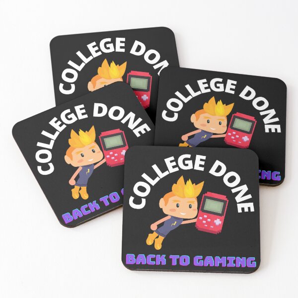 Item preview, College Done Back To Gaming designed and sold by The Love Quill.