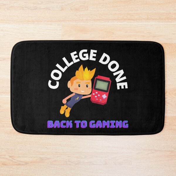 Item preview, College Done Back To Gaming designed and sold by The Love Quill.