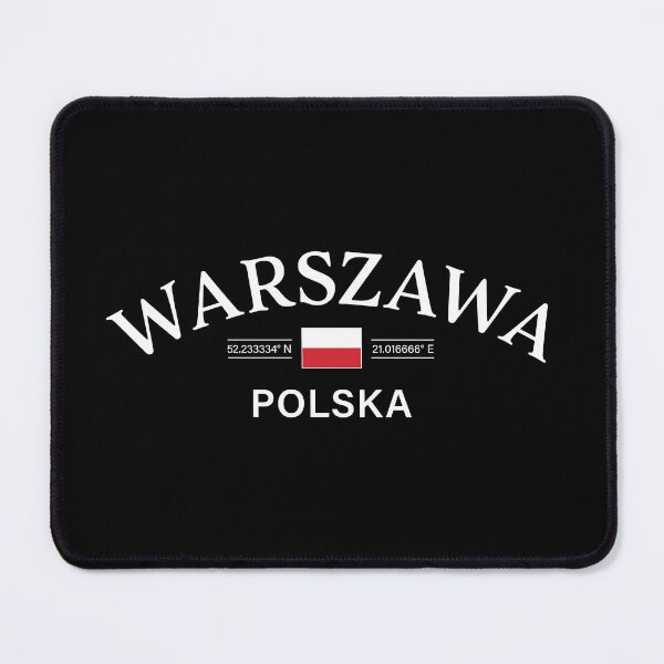 Item preview, Warszawa Polska (Warsaw Poland) Polish Coordinates designed and sold by HakeDesign.