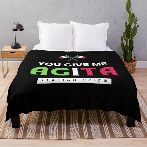 Item preview, You Give Me AGITA - Italian Humor Quote designed and sold by AYREEM.