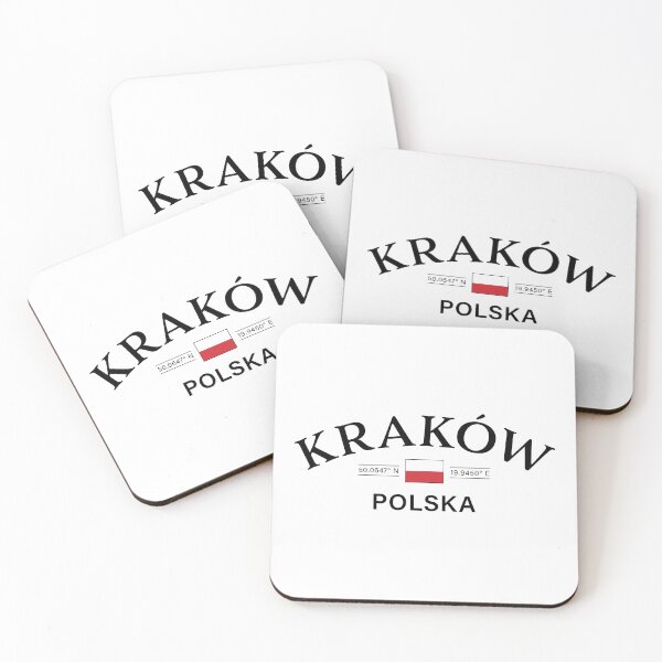 Item preview, Krakow Polska (Cracow Poland) Polish Coordinates designed and sold by HakeDesign.
