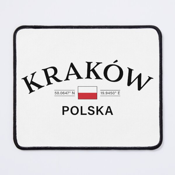 Item preview, Krakow Polska (Cracow Poland) Polish Coordinates designed and sold by HakeDesign.