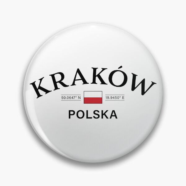 Item preview, Krakow Polska (Cracow Poland) Polish Coordinates designed and sold by HakeDesign.
