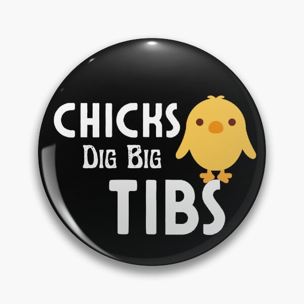 Item preview, Chicks Dig Big Tibs - Funny Workout Leg Day Fitness Gym designed and sold by AMERZAGUE DESIGN.