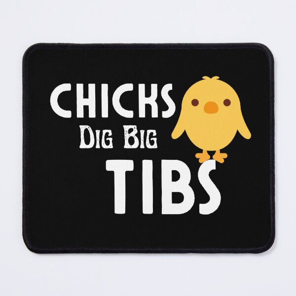 Item preview, Chicks Dig Big Tibs - Funny Workout Leg Day Fitness Gym designed and sold by AMERZAGUE DESIGN.