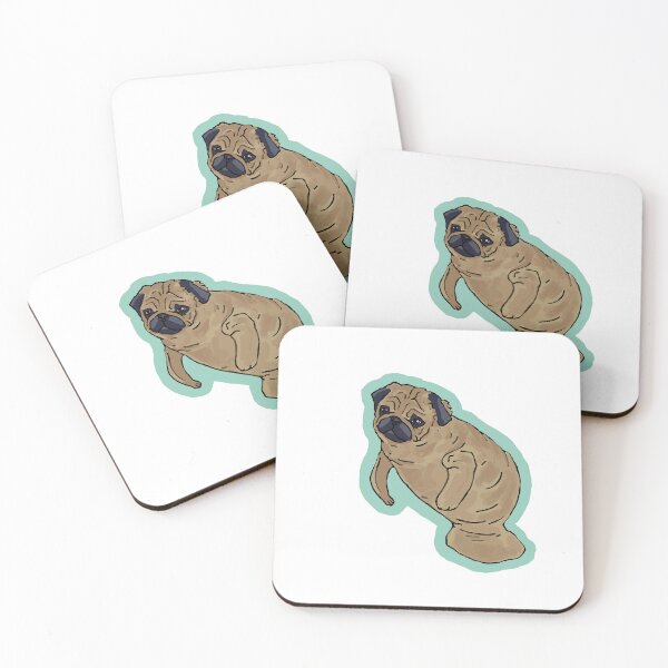Item preview,  Pug x Manatee designed and sold by DolphinsDoodle.