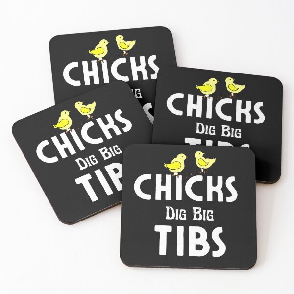 Item preview, Chicks Dig Big Tibs - Funny Workout Leg Day Fitness Gym designed and sold by AMERZAGUE DESIGN.