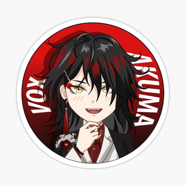Vox Akuma fanart by horoharo Sticker - Main Image