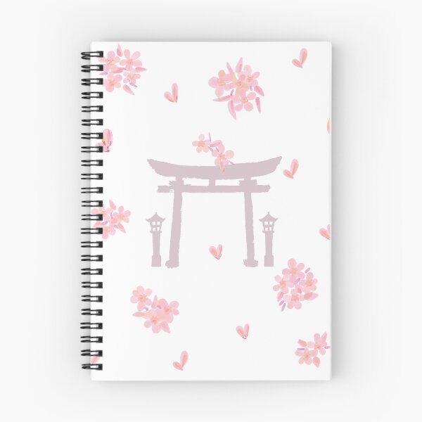 Item preview, Sakura torii, Japanese Torii Gate and cherry blossom pattern  designed and sold by RoseMaryWP.