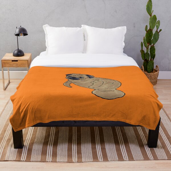 Item preview, Pug Dog Manatee designed and sold by DolphinsDoodle.