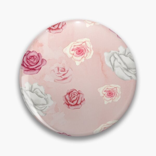 Item preview, Rose pattern soft pink/peach background designed and sold by GuelcherDesign.