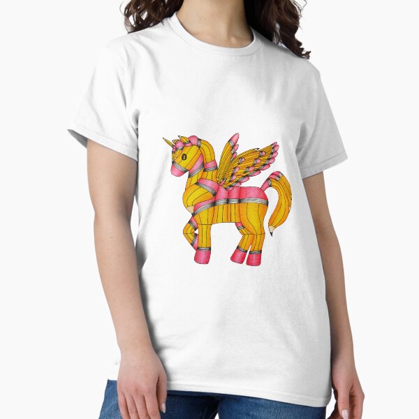 Pencil Alicorn Classic T-Shirt