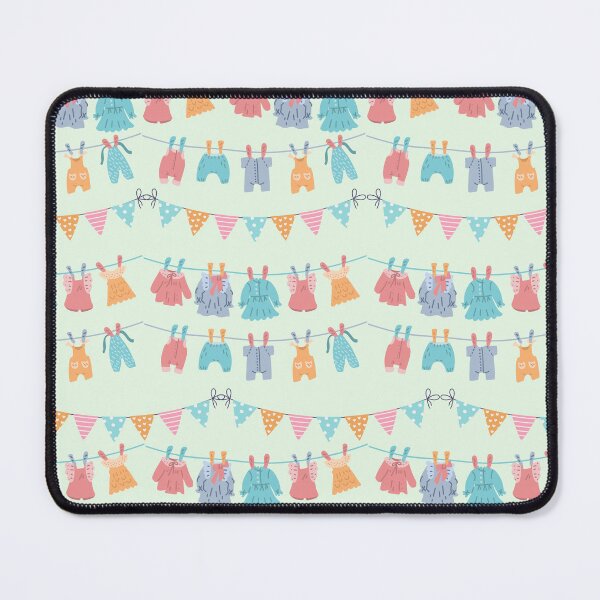 Item preview, welcome baby, baby clothes and pennants designed and sold by GuelcherDesign.
