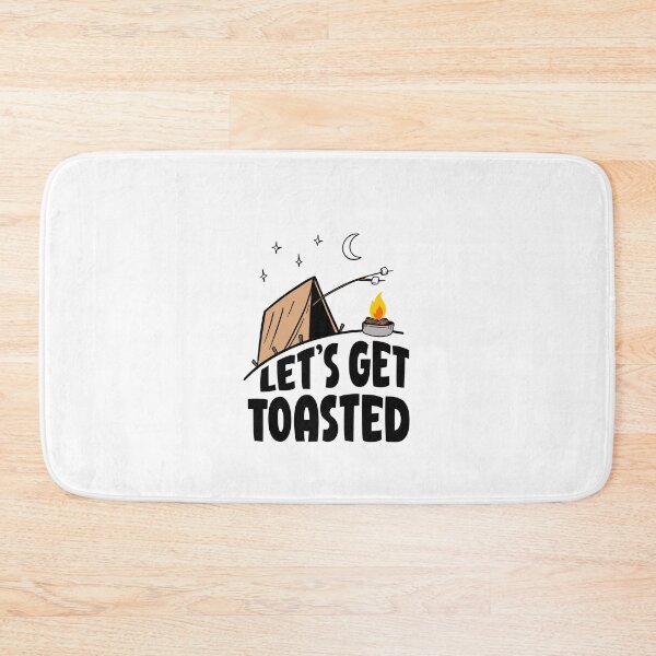 Item preview, Let's Get Toasted Camping Tent With Campfire designed and sold by mellowgraphics.