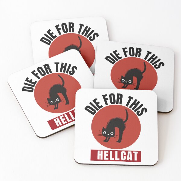 Item preview, Die For This Hellcat designed and sold by The Love Quill.