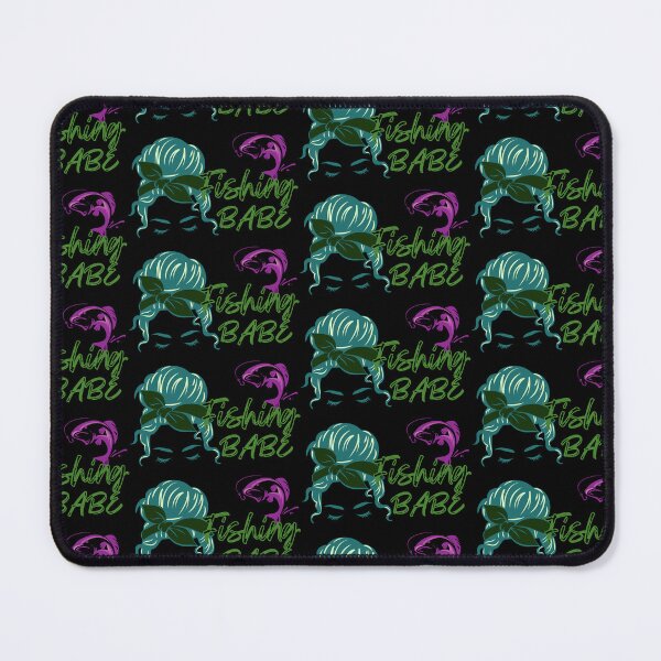Item preview, Messy Bun Fishing Babe, Fisherwoman, Girl Fishing designed and sold by Rally-Girl.