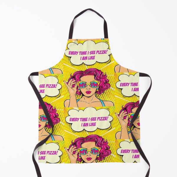 Item preview, Pop art, pizza lovers : Everytime i see pizza i am like WOW designed and sold by Meta-Prints.
