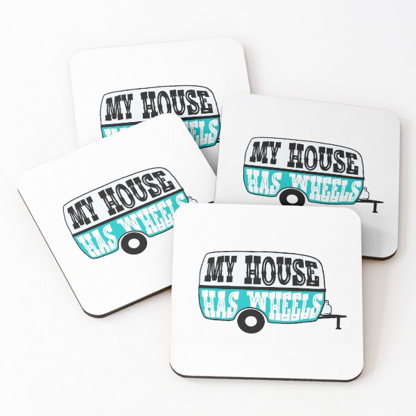 Item preview, My House Has Wheels Retro Camper Trailer designed and sold by mellowgraphics.