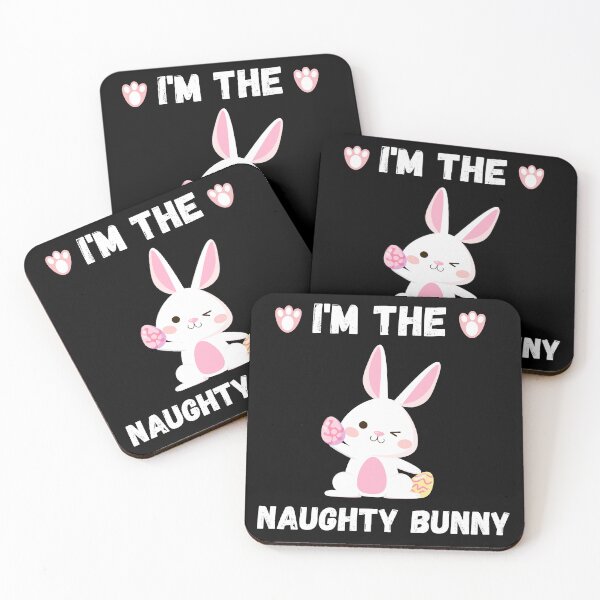 Item preview, Naughty Easter Bunny designed and sold by The Love Quill.