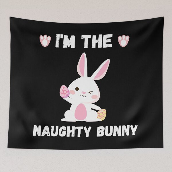 Item preview, Naughty Easter Bunny designed and sold by The Love Quill.