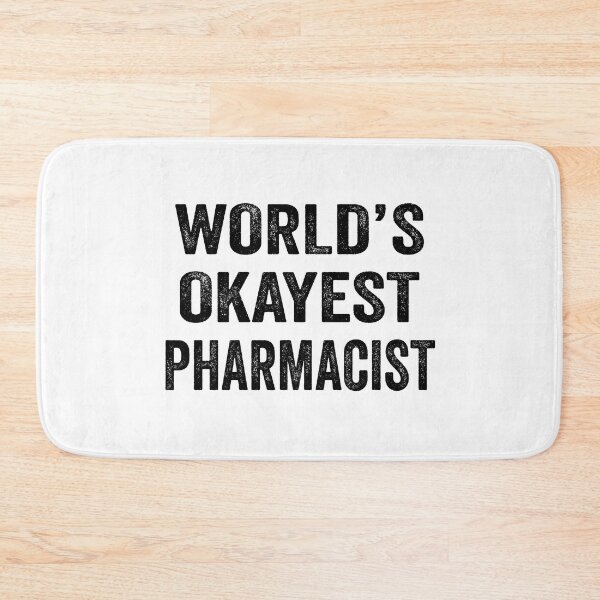 Item preview, World's okayest Pharmacist Shirt, Funny Pharmacist Dad Husband Womens Boyfriend Birthday Christmas Gift idea designed and sold by xlnv.