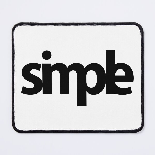Item preview, Simple (black) designed and sold by FattoAMano.