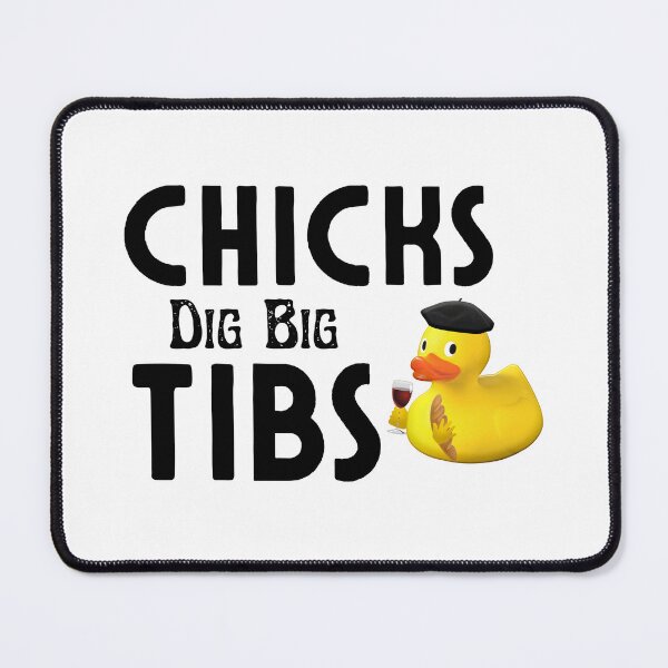 Item preview, Chicks Dig Big Tibs - Funny Workout Leg Day Fitness Gym designed and sold by AMERZAGUE DESIGN.