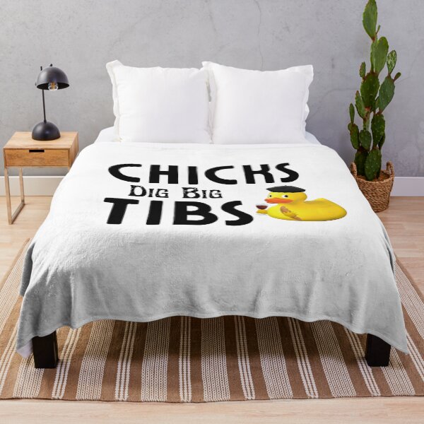 Item preview, Chicks Dig Big Tibs - Funny Workout Leg Day Fitness Gym designed and sold by AMERZAGUE DESIGN.