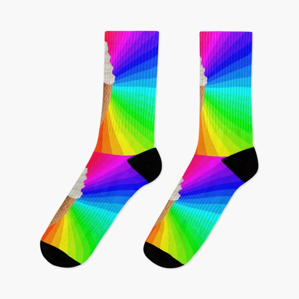 Item preview, Rainbow Fluorescent Vanilla Ice Cream Cone designed and sold by Deborah Camp.