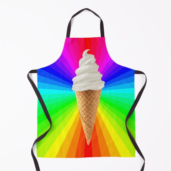 Item preview, Rainbow Fluorescent Vanilla Ice Cream Cone designed and sold by Deborah Camp.