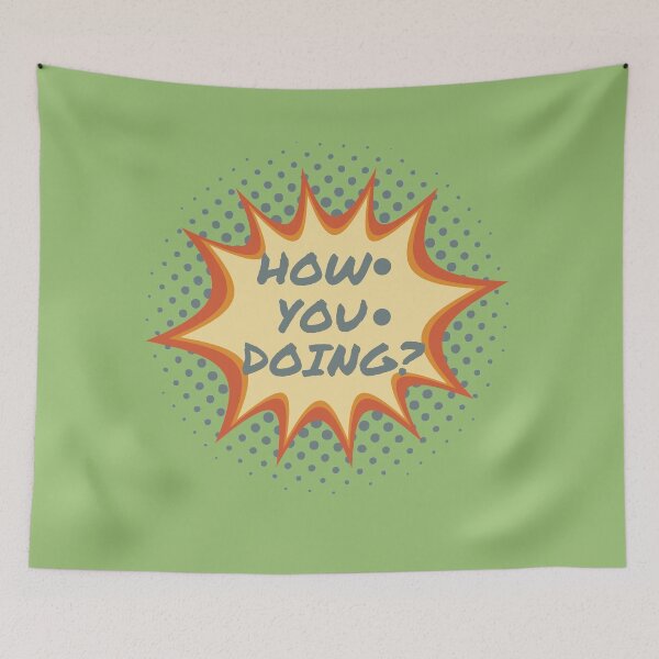 Item preview,  How You Doing? designed and sold by BronikowskiART.