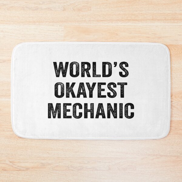 Item preview, World's okayest Mechanic Shirt, Funny Mechanic Dad Husband Womens Boyfriend Birthday Christmas Gift idea designed and sold by xlnv.